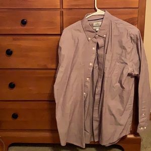 Men’s dress shirt.  Large.  Maroon (not red)